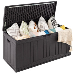 Садовый сундук Costway NP12851ZS (Brown) Thumb