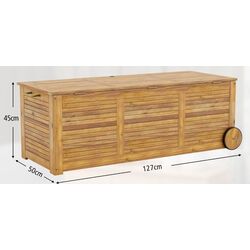 Lada depozitare de gradina Costway OP71258 (Natural) Thumb