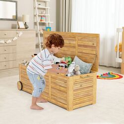 Lada depozitare de gradina Costway OP71258 (Natural) Thumb