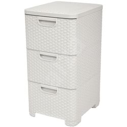 Comoda Curver 32x37x63 3 sertare (White)