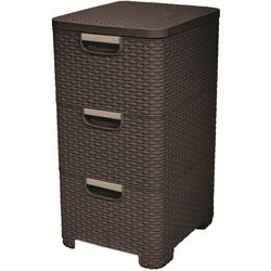 Comoda Curver 33x60x38 3 sertare (Dark Brown) Thumb
