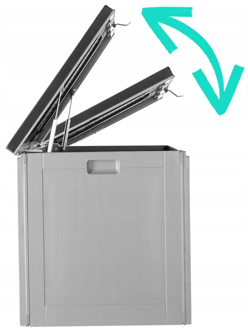 Садовый сундук GardenLine BOX5535 (Gray/Black) - 2