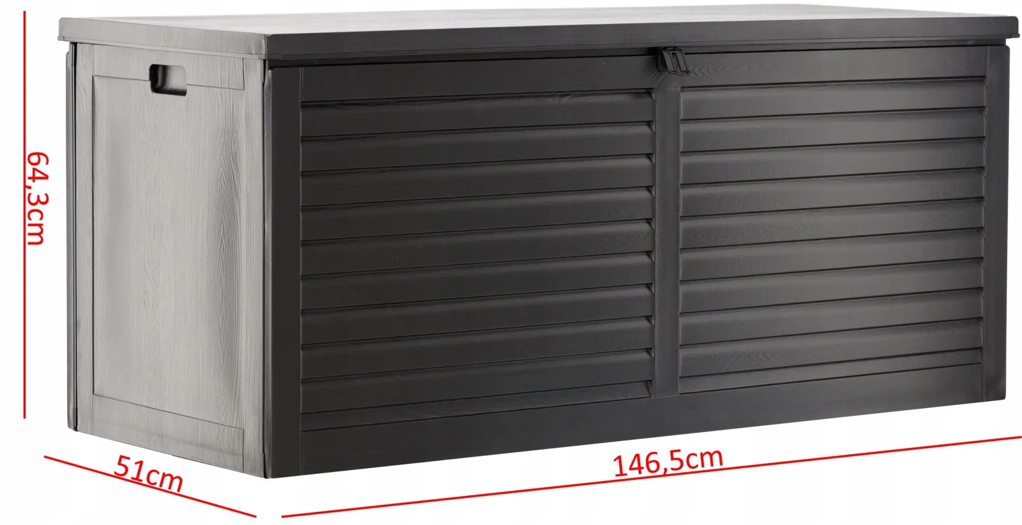Садовый сундук GardenLine BOX5542 (Black) - 7