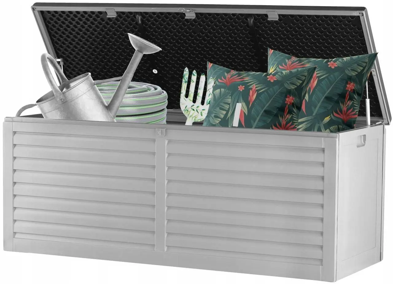 Садовый сундук GardenLine BOX6328 (Grey/Black)