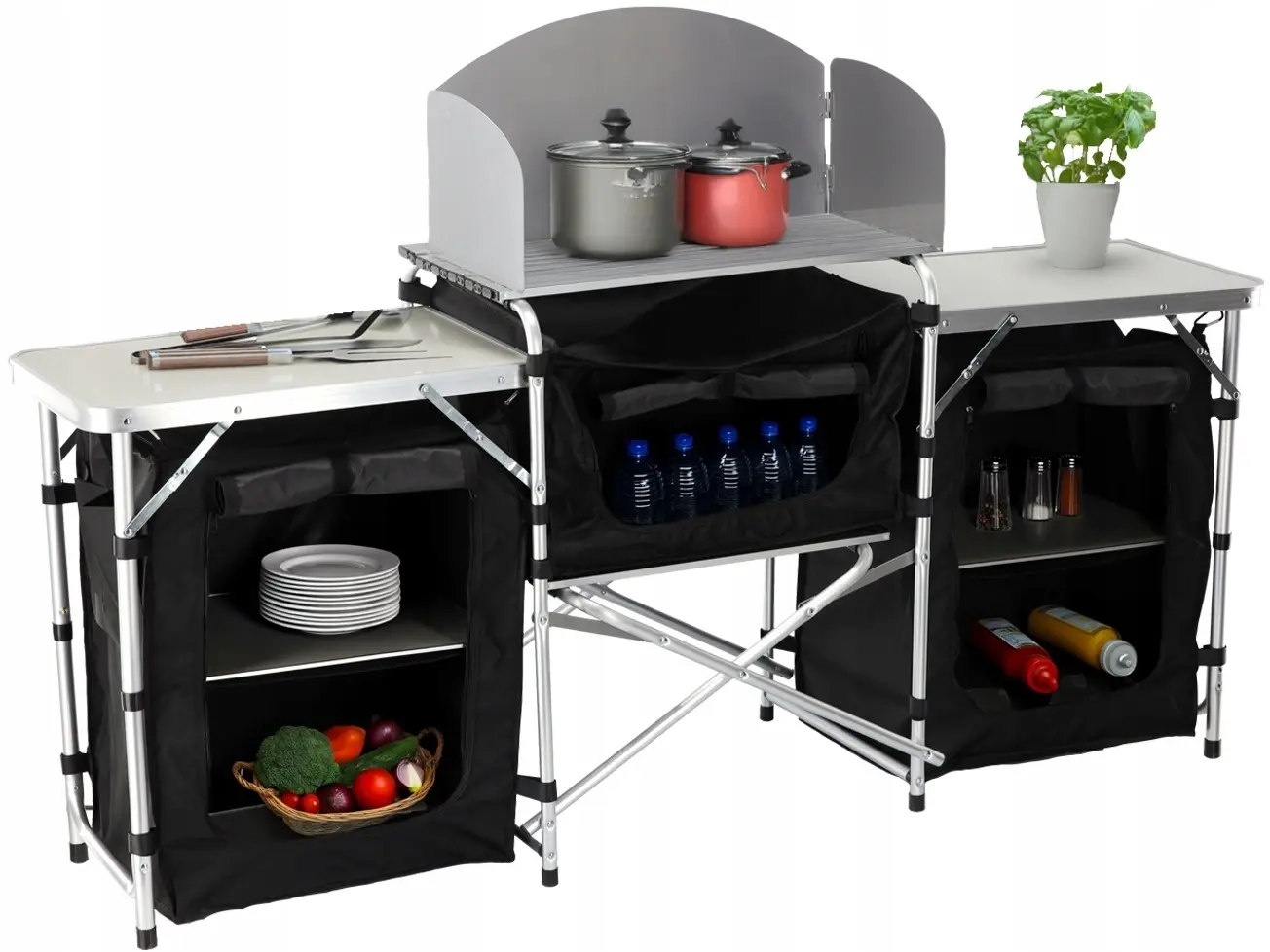 Складная кухня GardenLine OXE8418 (Black)