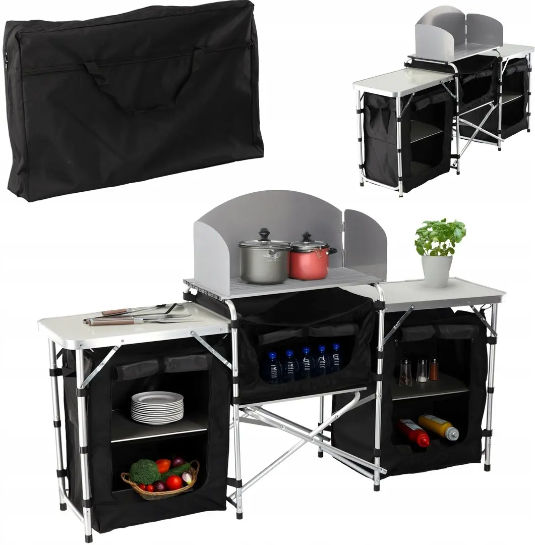 Складная кухня GardenLine OXE8418 (Black)