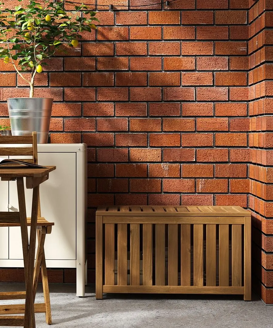 Садовый сундук Ikea Nammaro 80x40x45 (Светло-коричневая Морилка)