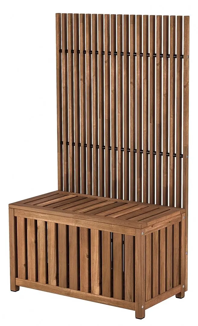 Lada depozitare de gradina Ikea Nammaro 80x68x140 (Maro Deschis Vopsit)