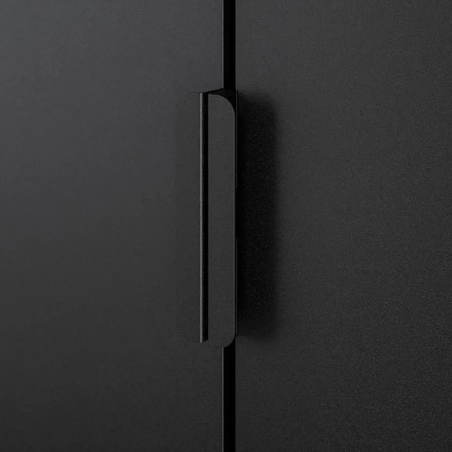 Шкаф Ikea Bror 85x40x191 (Черный)