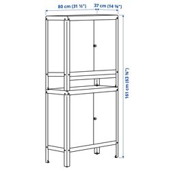 Шкаф Ikea Kolbjorn 80x161 (Бежевый) Thumb