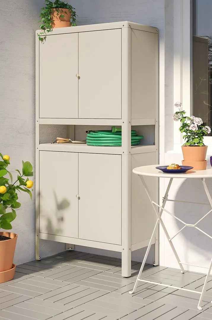 Шкаф Ikea Kolbjorn 80x161 (Бежевый)