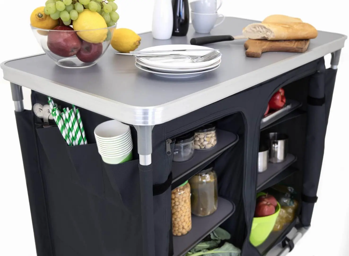 Dulap pliabil Jumi OM-282186 (Grey/Black)