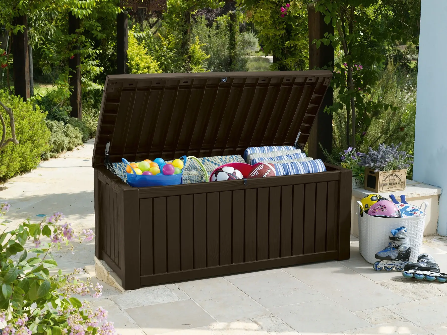 Lada depozitare de gradina Keter 001088 (Brown) - 3