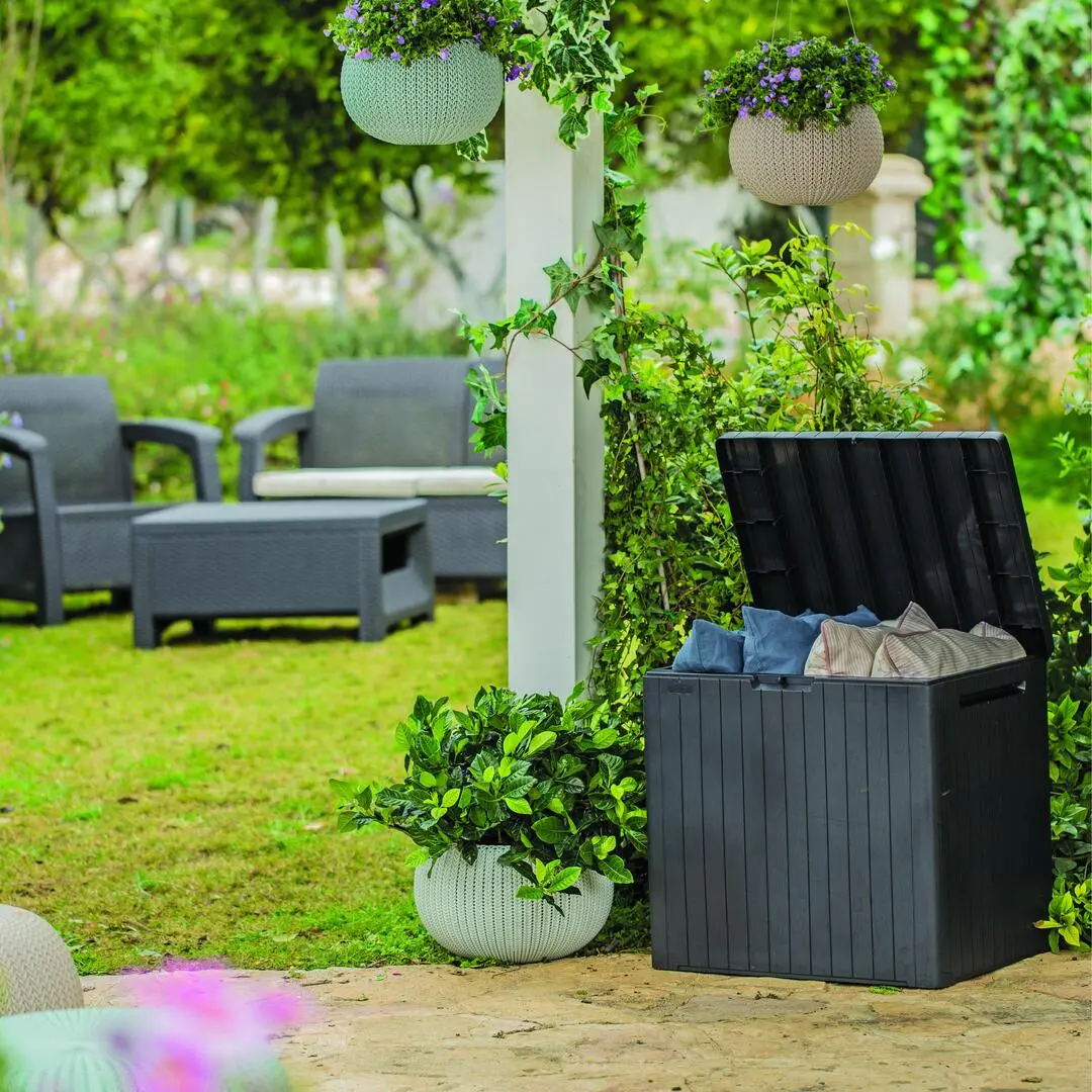 Садовый сундук Keter City 254613 (Anthracite)