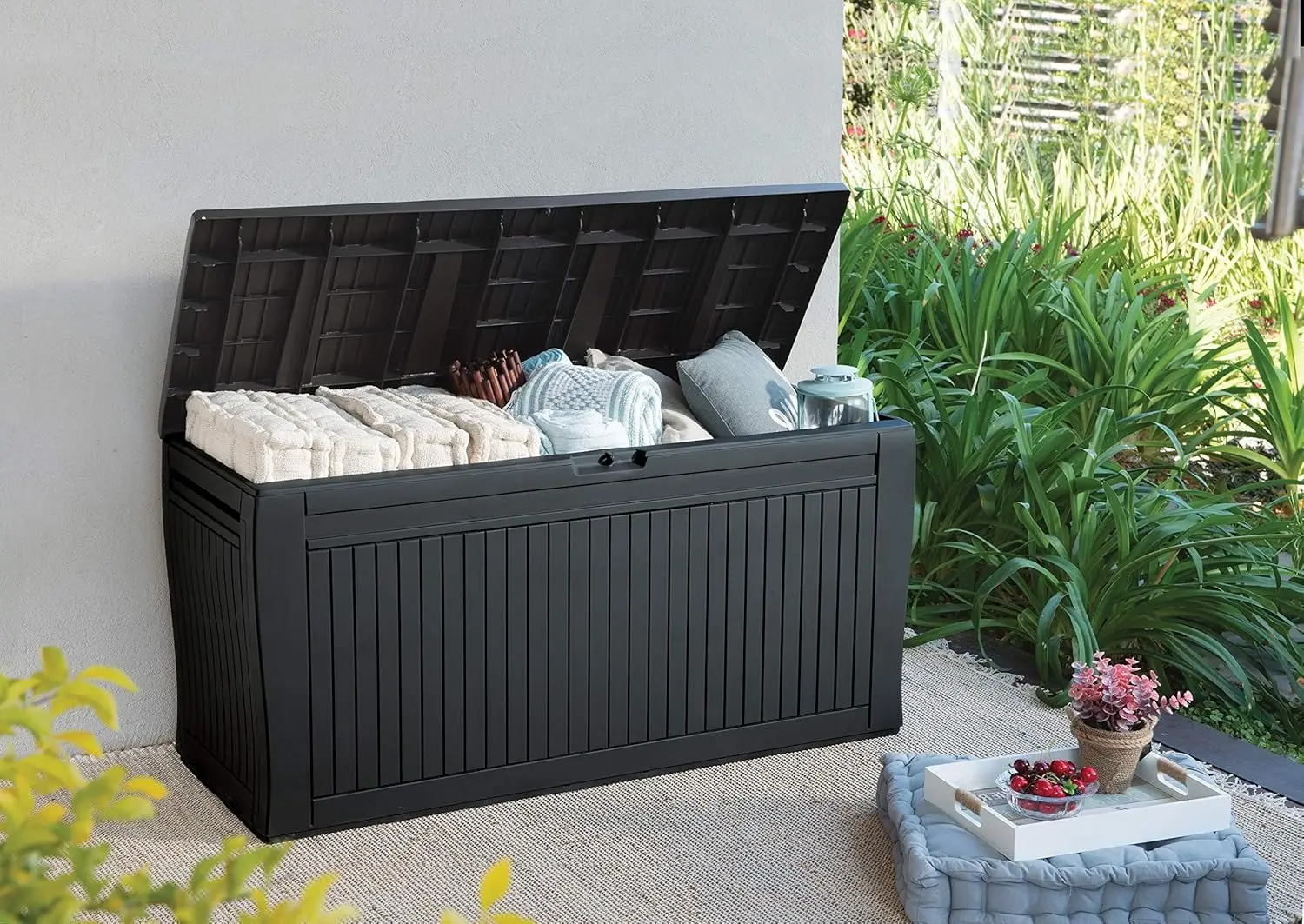 Lada depozitare de gradina Keter Comfy 56125 270L (Graphite) - 4