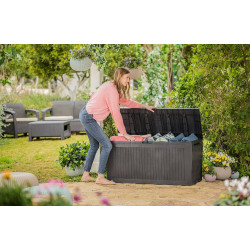 Lada depozitare de gradina Keter Comfy 56125 270L (Graphite) Thumb