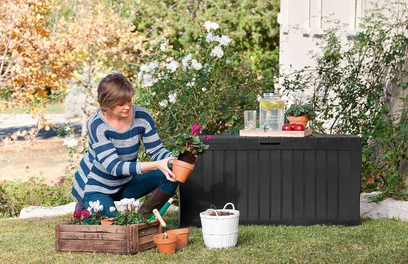 Садовый сундук Keter Marvel Plus 1918 270L (Anthracite) - 4