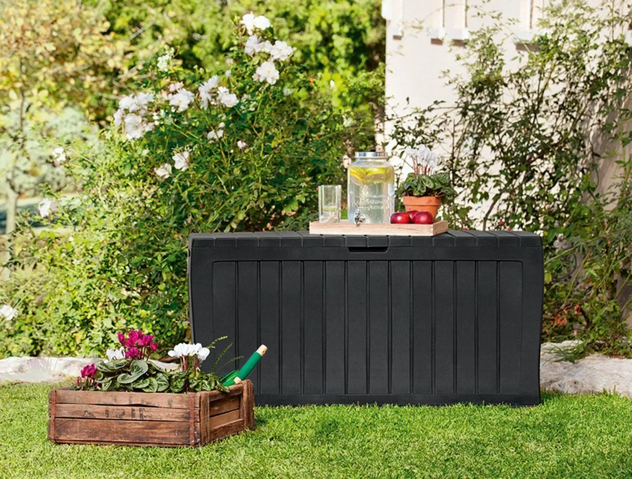 Садовый сундук Keter Marvel Plus 1918 270L (Anthracite) - 5