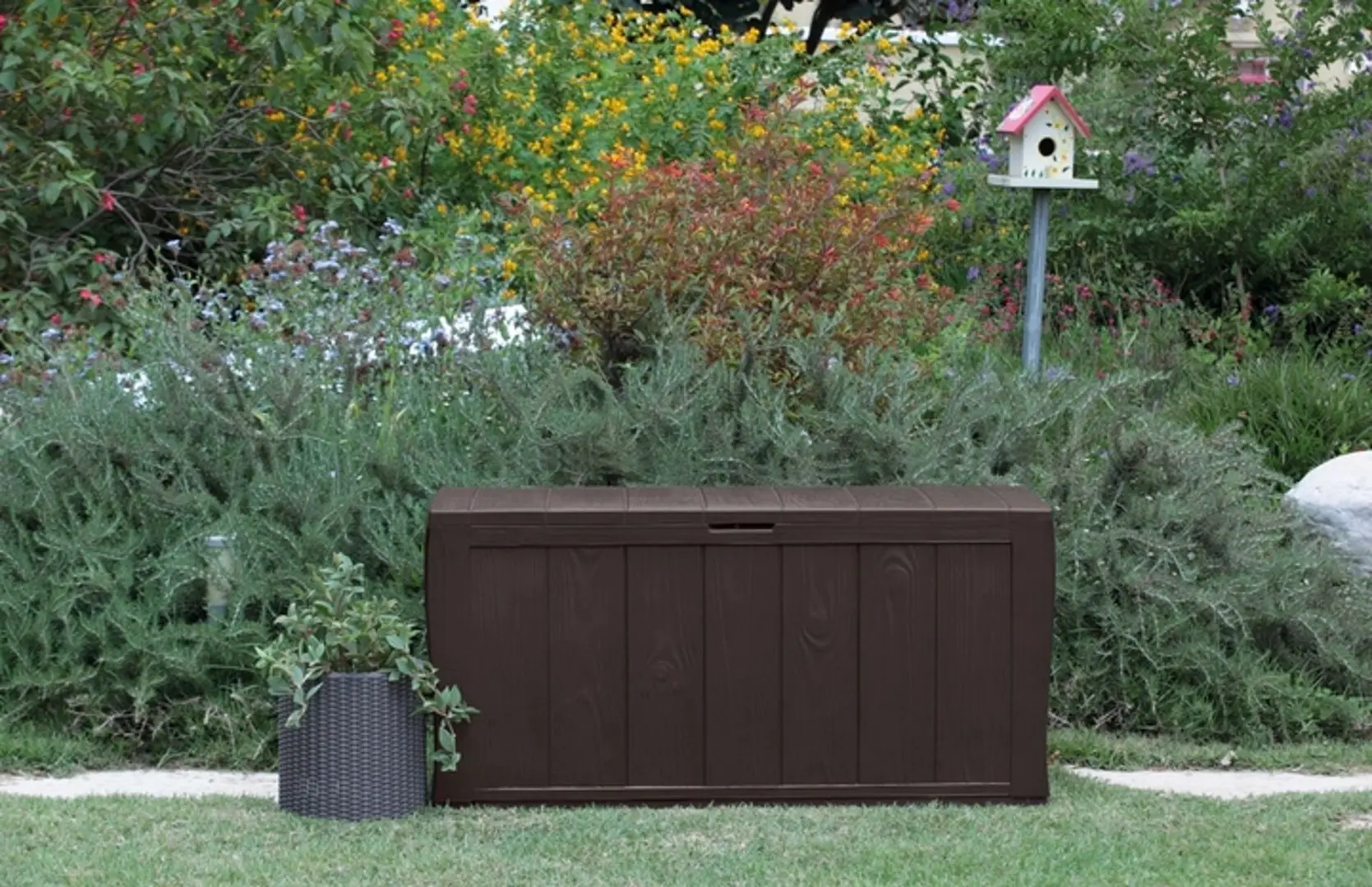 Садовый сундук Keter Sherwood 270L (Brown) - 4