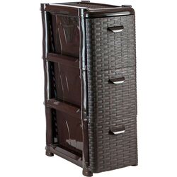 Комод М-пластика Ротанг М2813 (3 секции)