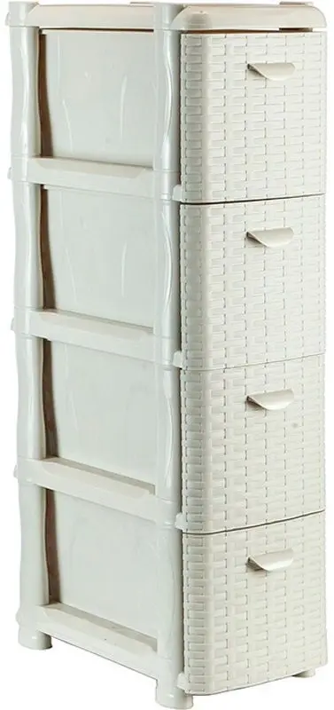 Комод М-пластика Ротанг М2814 (4 секции)