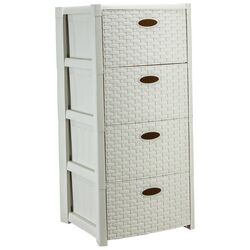 Комод М-пластика Стиль Ротанг М2736 (Ivory)