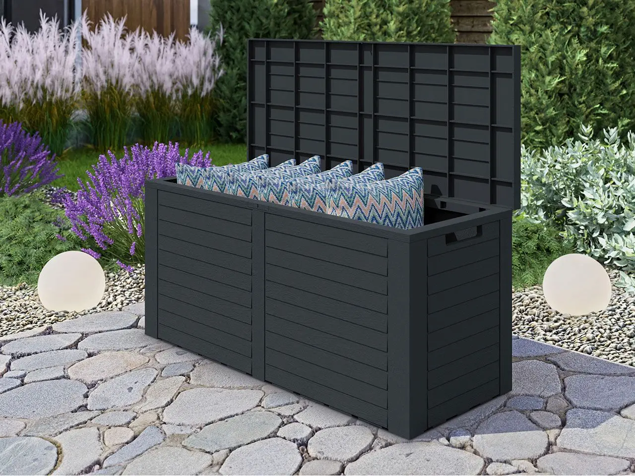 Садовый сундук Mirjan24 Sokaro/Echion (Anthracite) - 3