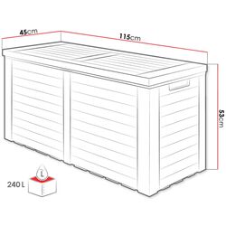 Садовый сундук Mirjan24 Sokaro/Echion (Anthracite) Thumb