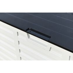 Lada depozitare de gradina Mobhaus Padmo (White/Black) Thumb
