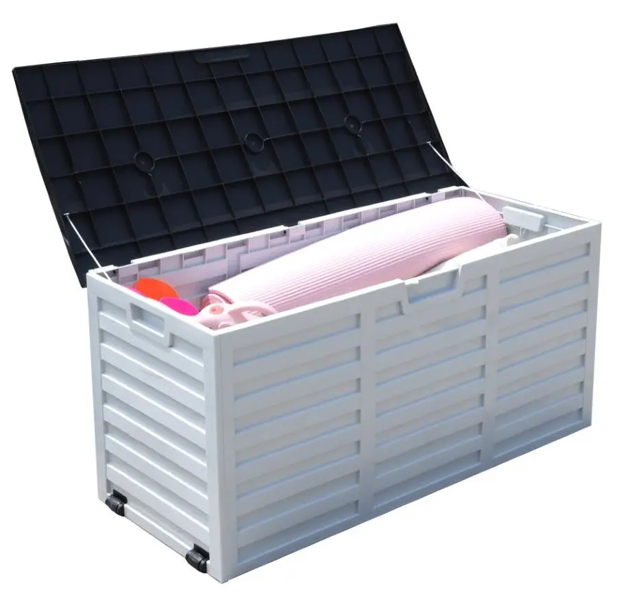 Lada depozitare de gradina Mobhaus Padmo (White/Black)