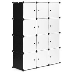 Модульный шкаф Modern Home PJJCBS0010 (White/Black) Thumb