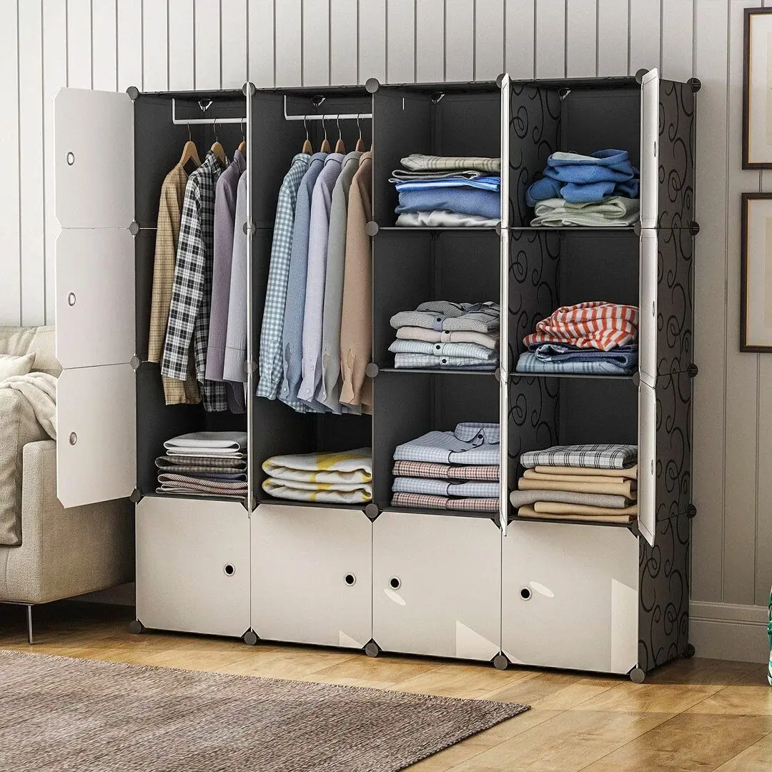 Модульный шкаф Modern Home PJJCBS0010 (White/Black)