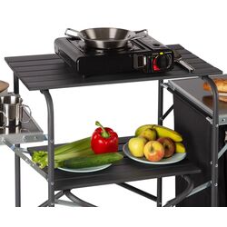 Cкладной шкаф Nils Camp NC3040 (Black/Silver) Thumb