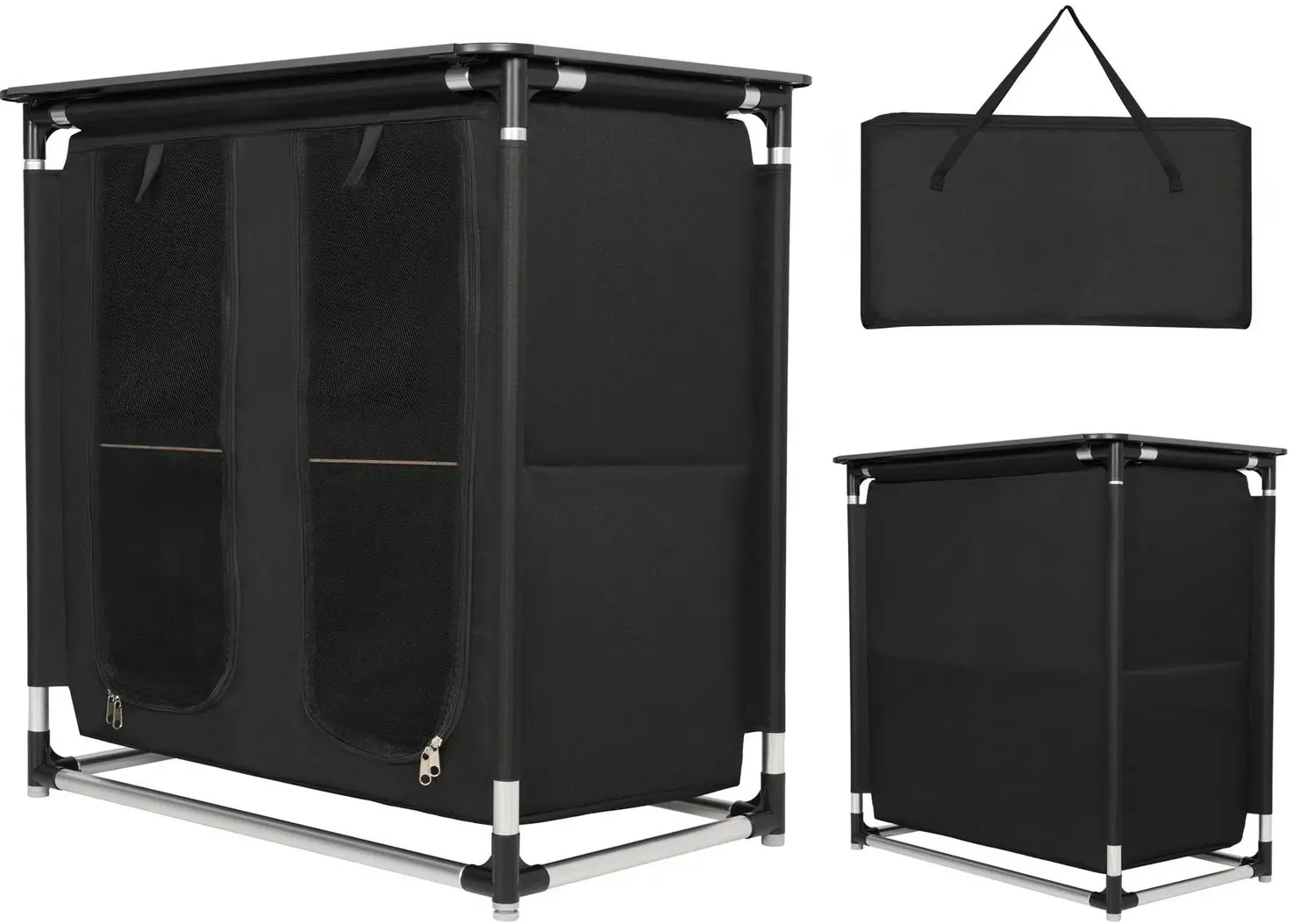 Dulap pliabil Nils Camp NC3032 (Black) - 10