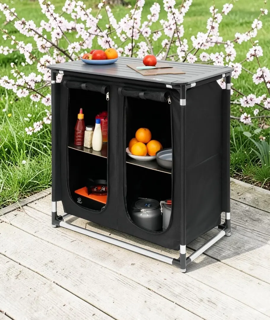 Dulap pliabil Nils Camp NC3032 (Black)