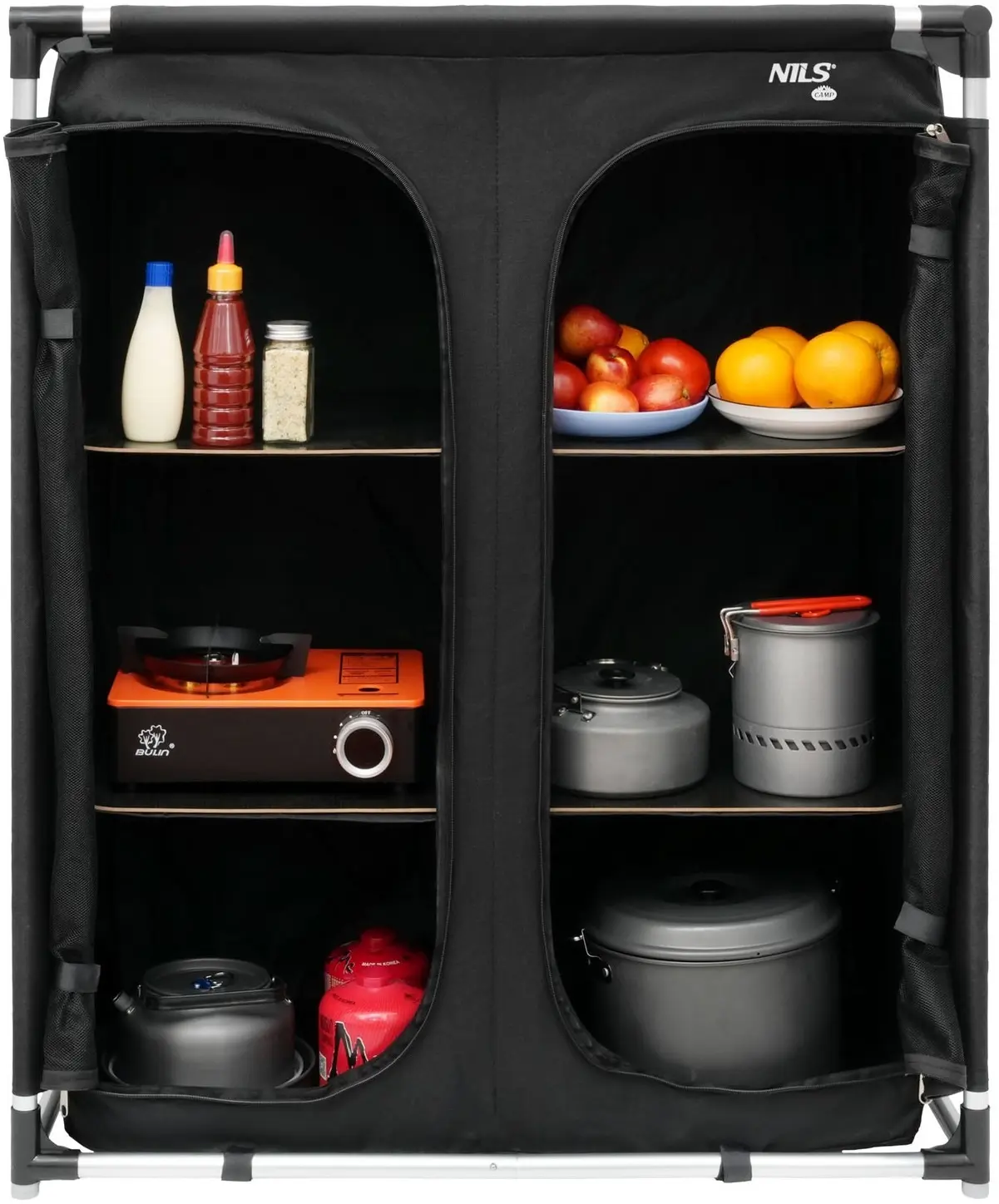 Складной шкаф Nils Camp NC3034 (Black) - 4