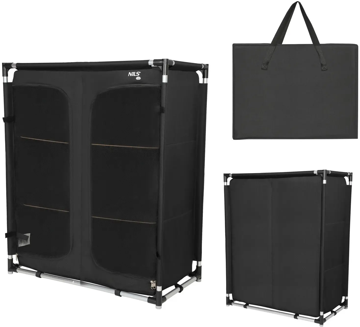 Складной шкаф Nils Camp NC3034 (Black) - 5