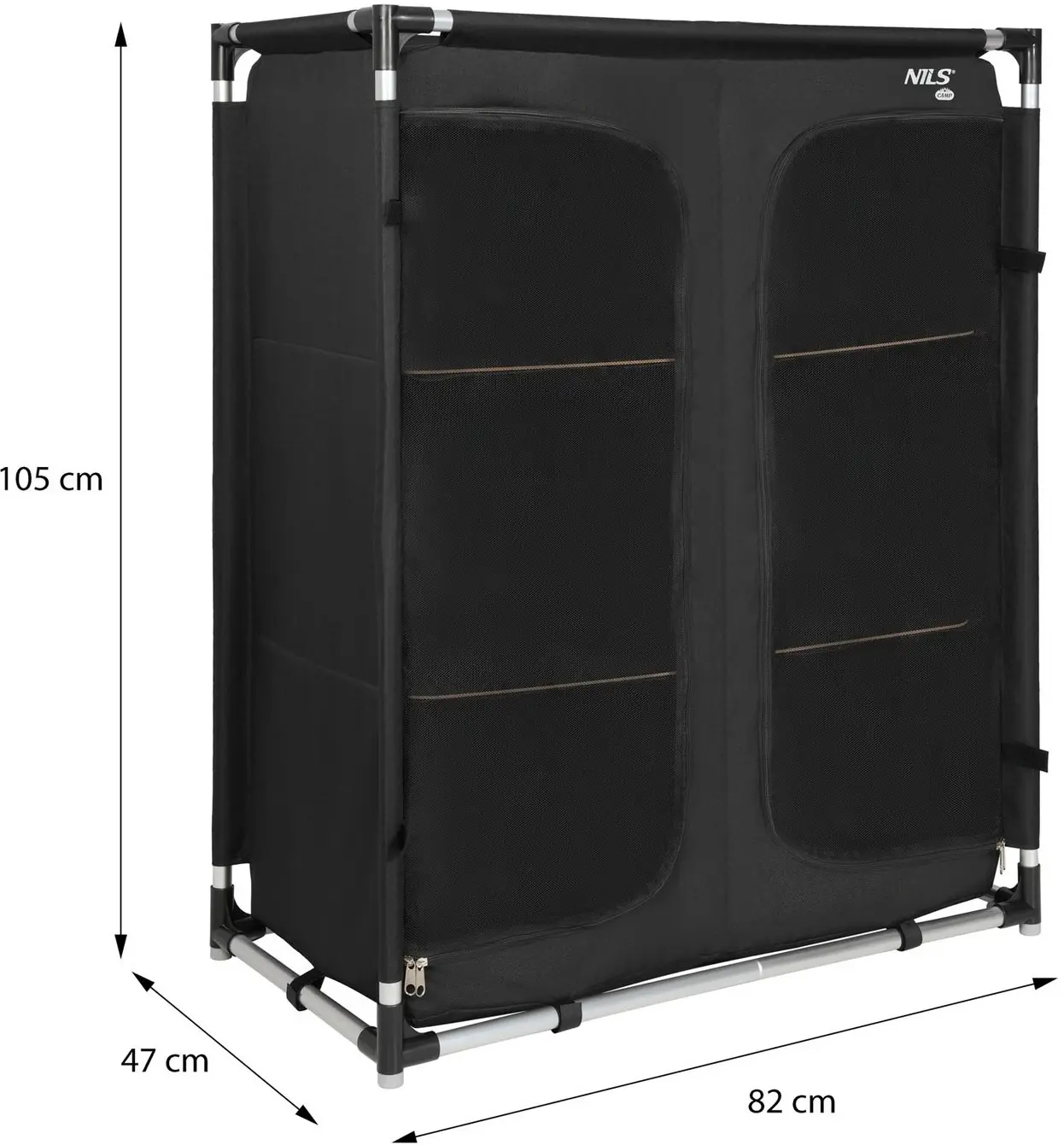 Складной шкаф Nils Camp NC3034 (Black) - 11