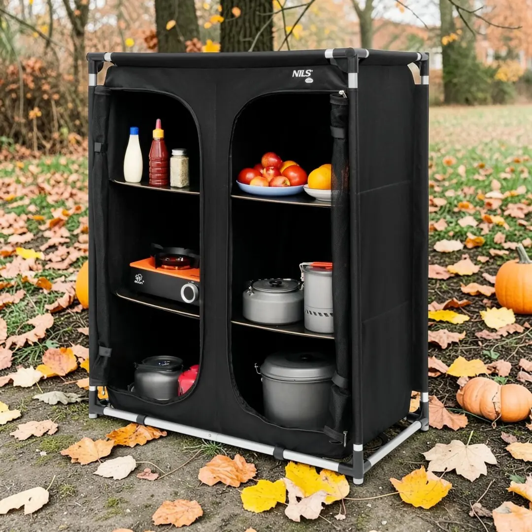Складной шкаф Nils Camp NC3034 (Black)
