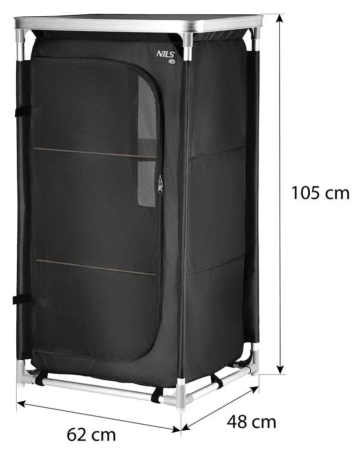 Складной шкаф Nils Camp NC3036 (Black)