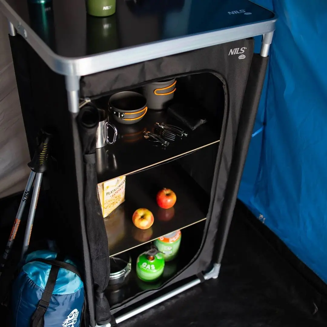 Складной шкаф Nils Camp NC3036 (Black)