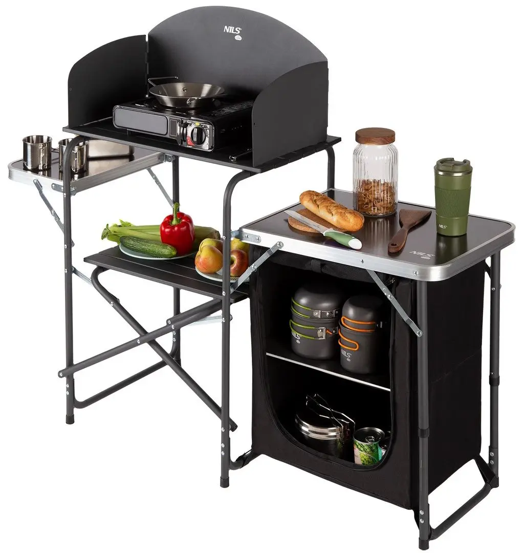 Складной шкаф Nils Camp NC3041 (Black)