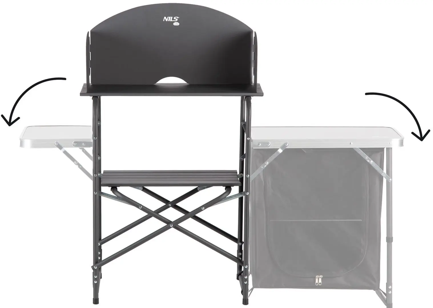 Складной шкаф Nils Camp NC3041 (Black)