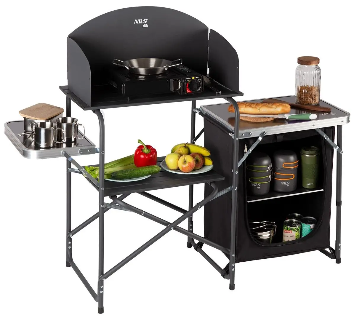 Складной шкаф Nils Camp NC3041 (Black)