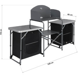 Складной шкаф Nils Camp NC3042 (Black) Thumb