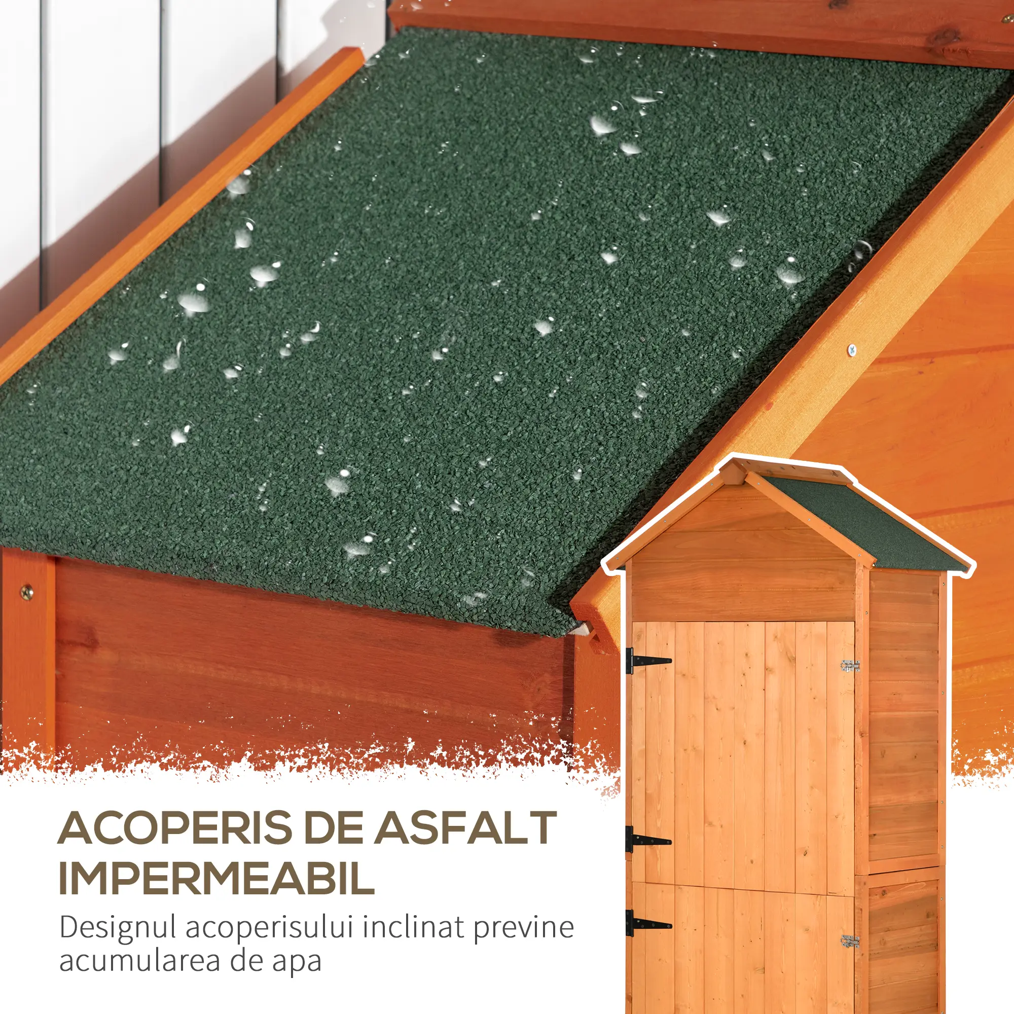 Cадовый шкаф Outsunny 845-063V01 (Natural)