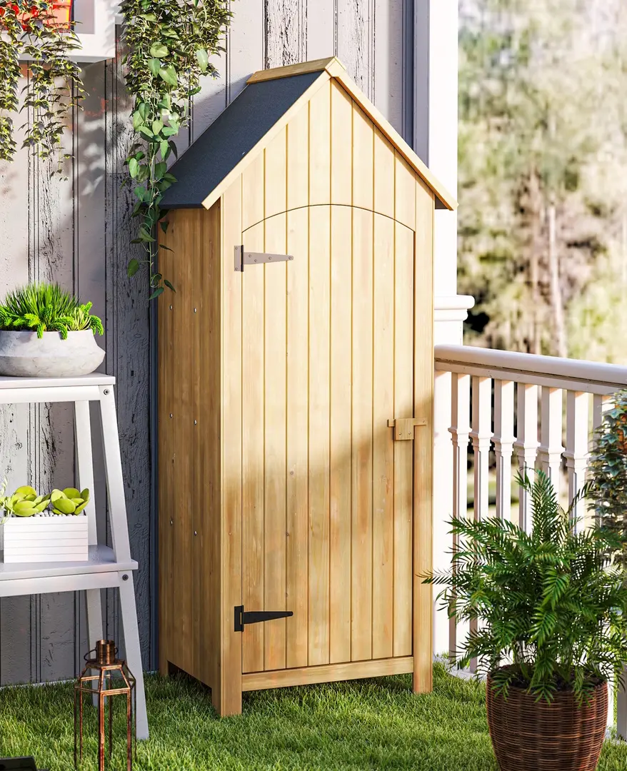 Cадовый шкаф Outsunny 845-246ND (Natural)