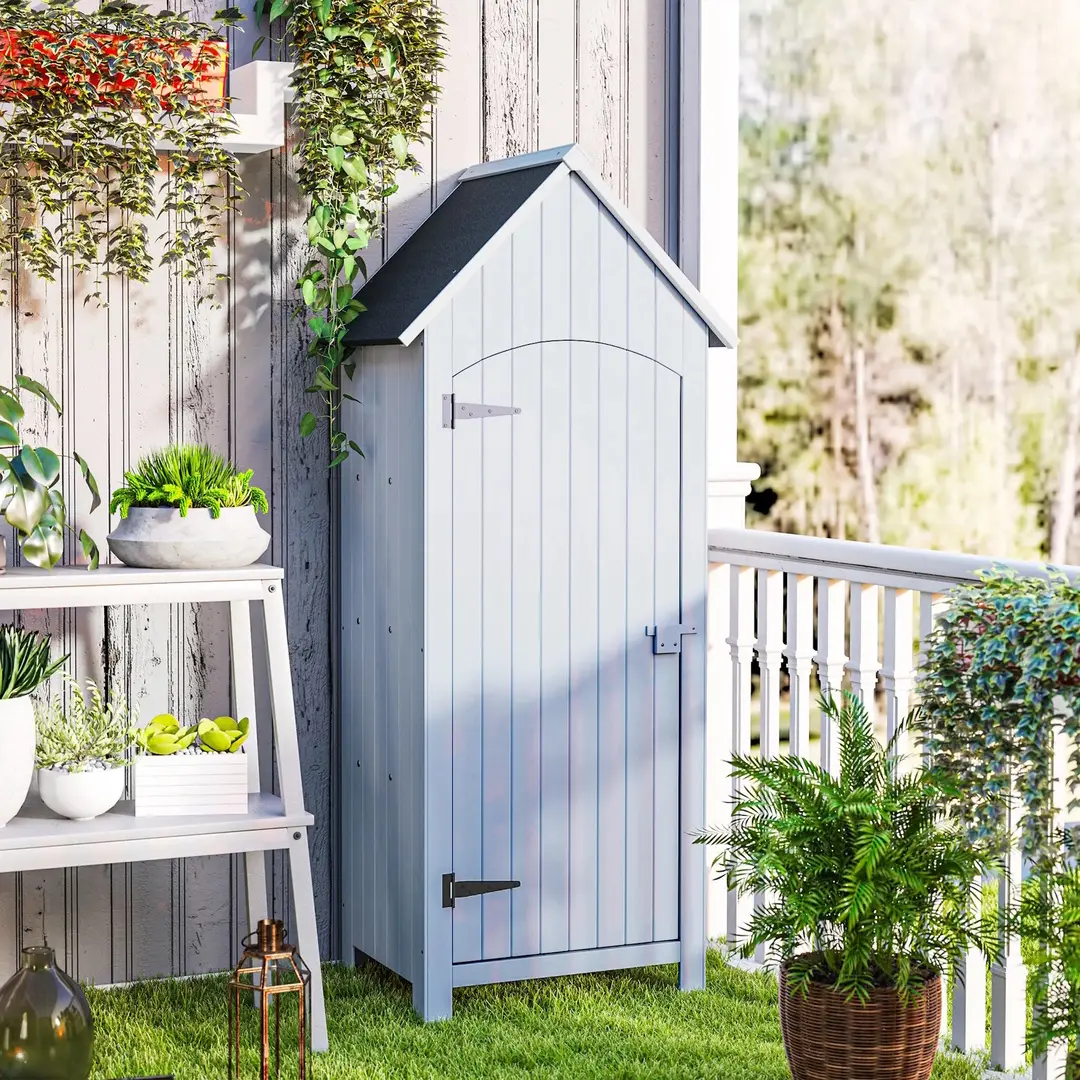 Cадовый шкаф Outsunny 845-246WT (White)