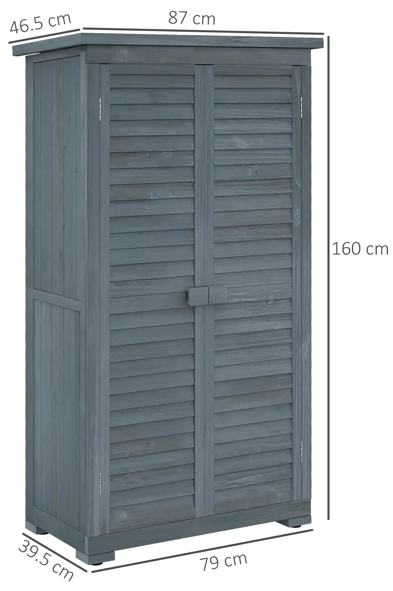 Cадовый шкаф Outsunny 845-247GY (Grey)