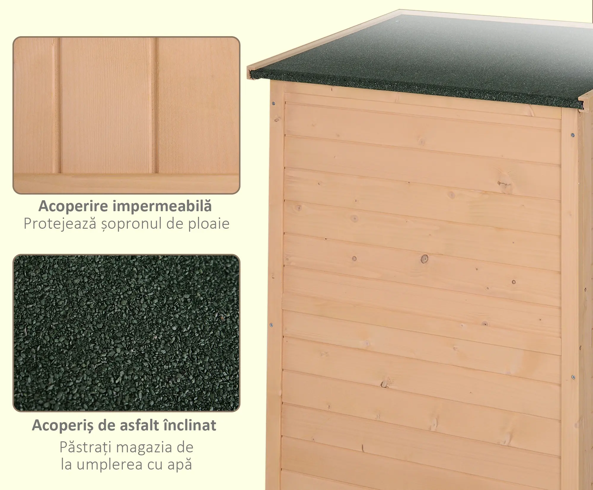 Cадовый шкаф Outsunny 845-292 (Natural)